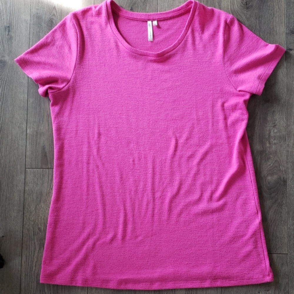 Banana Republic top large.  Pink EUC!
